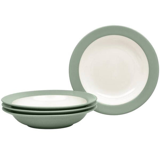 Noritake Colorwave Green Pasta/Rim Soup Plates Noritake   