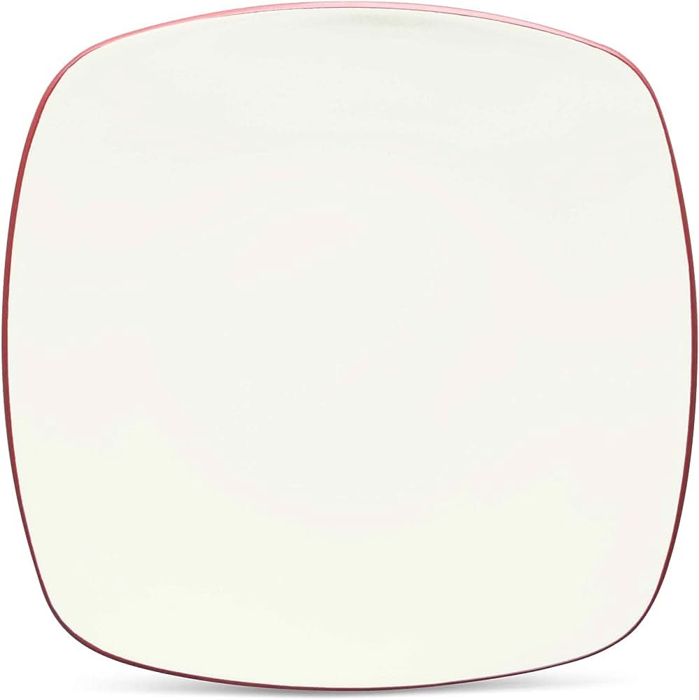 Noritake Colorwave Raspberry Square Dinner Plate - Kitchen Smart