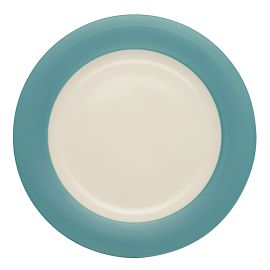 Noritake Colorwave Turquoise Rim Dinner Plate Plates Noritake   
