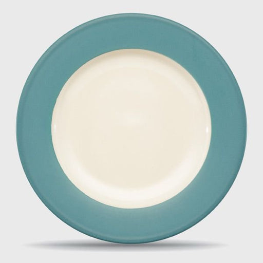 Noritake Colorwave Turquoise Rim Salad Plate Plates Noritake   
