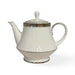 Noritake Crestwood Platinum Tea Pot w/ Cover Teapot Noritake   