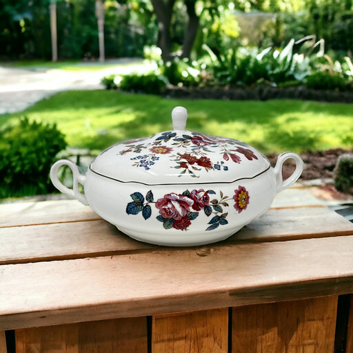 Noritake Noritake Damask Bouquet Covered Vegetable Bowl   