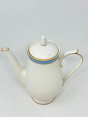 Noritake Noritake Ivory and Azure Covered Coffee Pot   