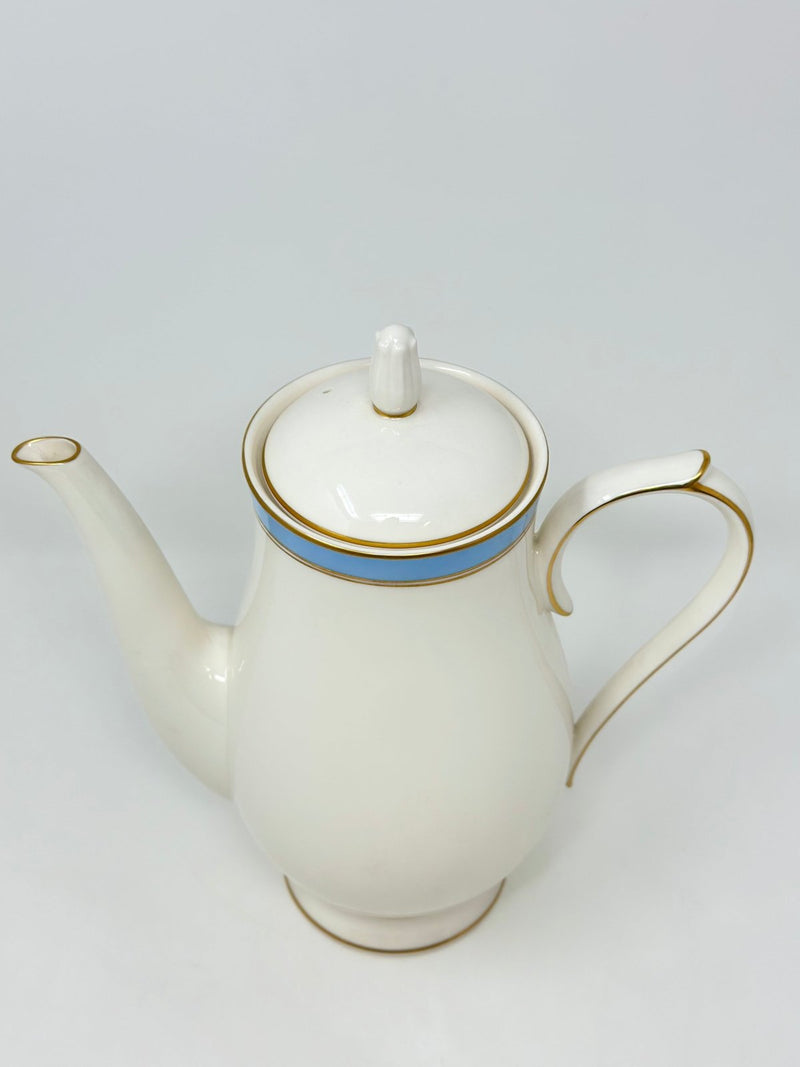 Noritake Noritake Ivory and Azure Covered Coffee Pot   