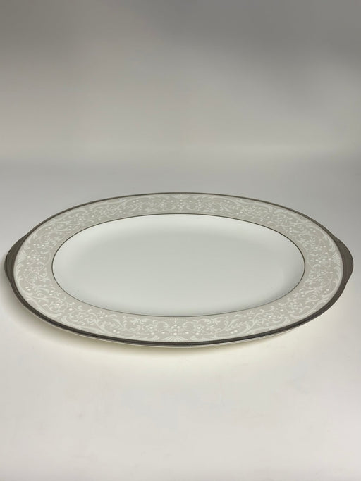 Noritake Silver Palace Oval Platter - Kitchen Smart