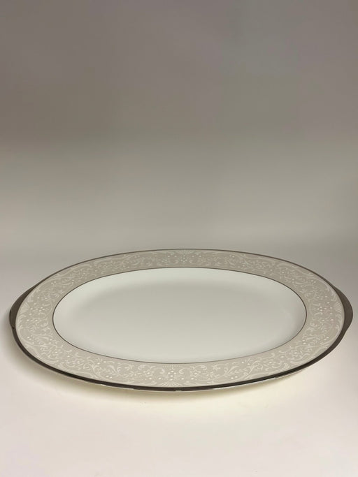 Noritake Silver Palace Oval Platter - Kitchen Smart