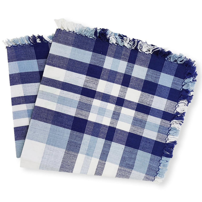 Lemontree Lemon Tree Ombre Blue Cloth Napkin - Set of 4   