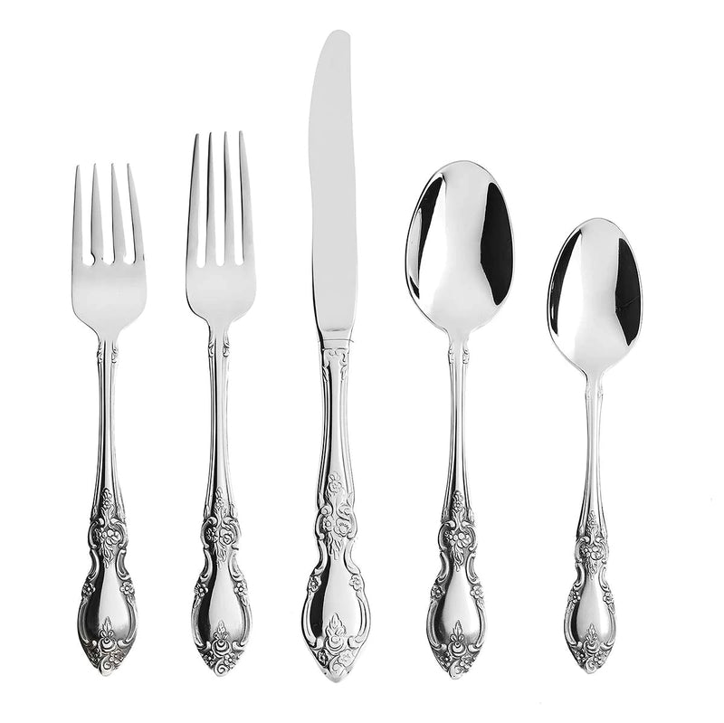 Oneida Oneida Louisiana Stainless 5 Piece Place Setting Set   