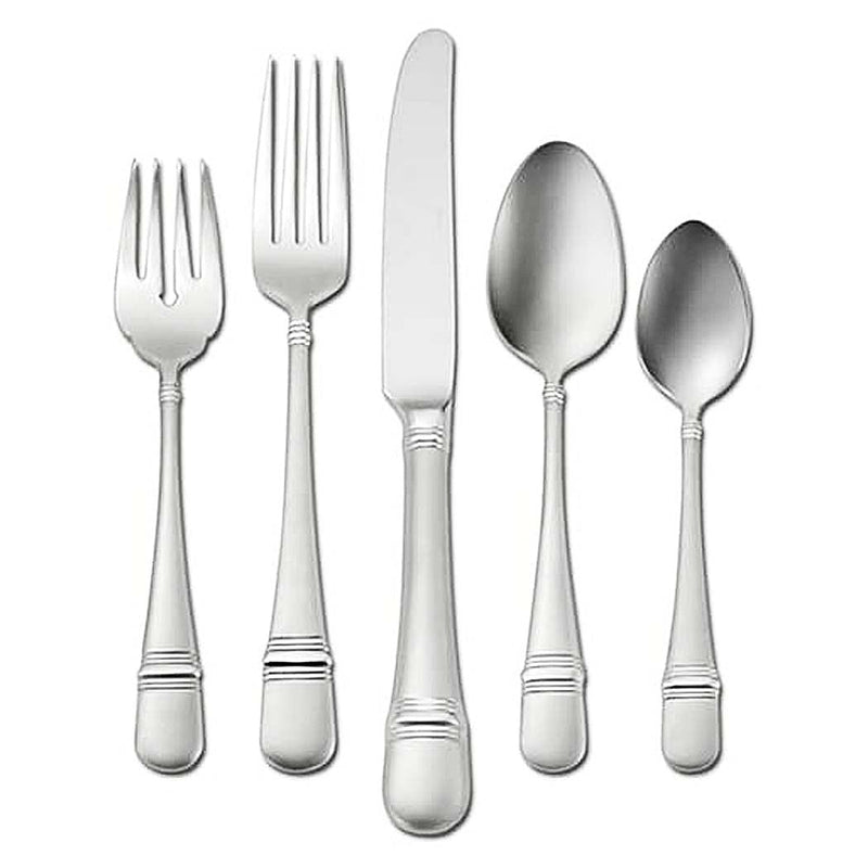 Oneida Oneida Satin Astragal Stainless 5 Piece Place Setting Flatware Set