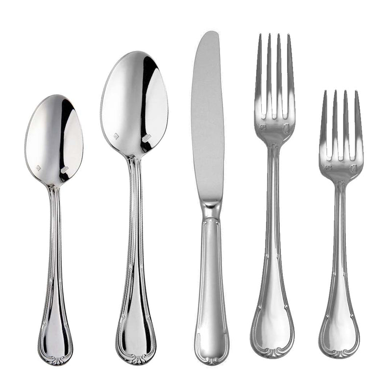 Oneida Oneida Donizetti Stainless 5 Piece Place Setting Flatware Set   