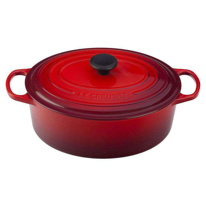 Le Creuset Le Creuset Signature Cast Iron 6.5 Qt (6.3L) Oval French Oven Cerise  