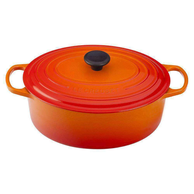 Le Creuset Le Creuset Signature Cast Iron 6.5 Qt (6.3L) Oval French Oven Flame  