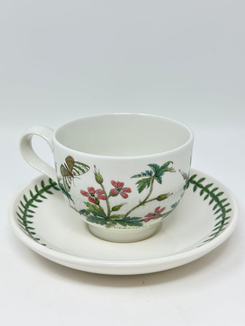 Portmeirion Portmeirion Botanic Garden Geranium Robertianum Cup/Saucer   