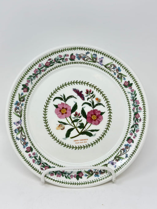 Portmeirion Portmeirion Variations Cistus Purpureus (Purple Rock Rose) Plate   