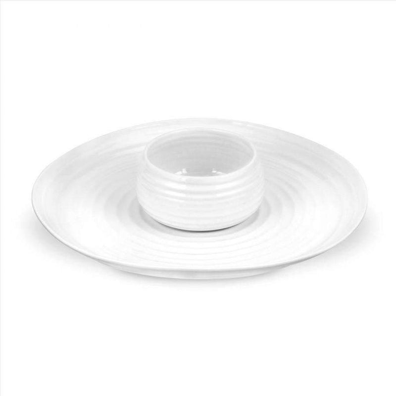 Portmeirion Portmeirion Sophie Conran White Dipping Dish & Platter   