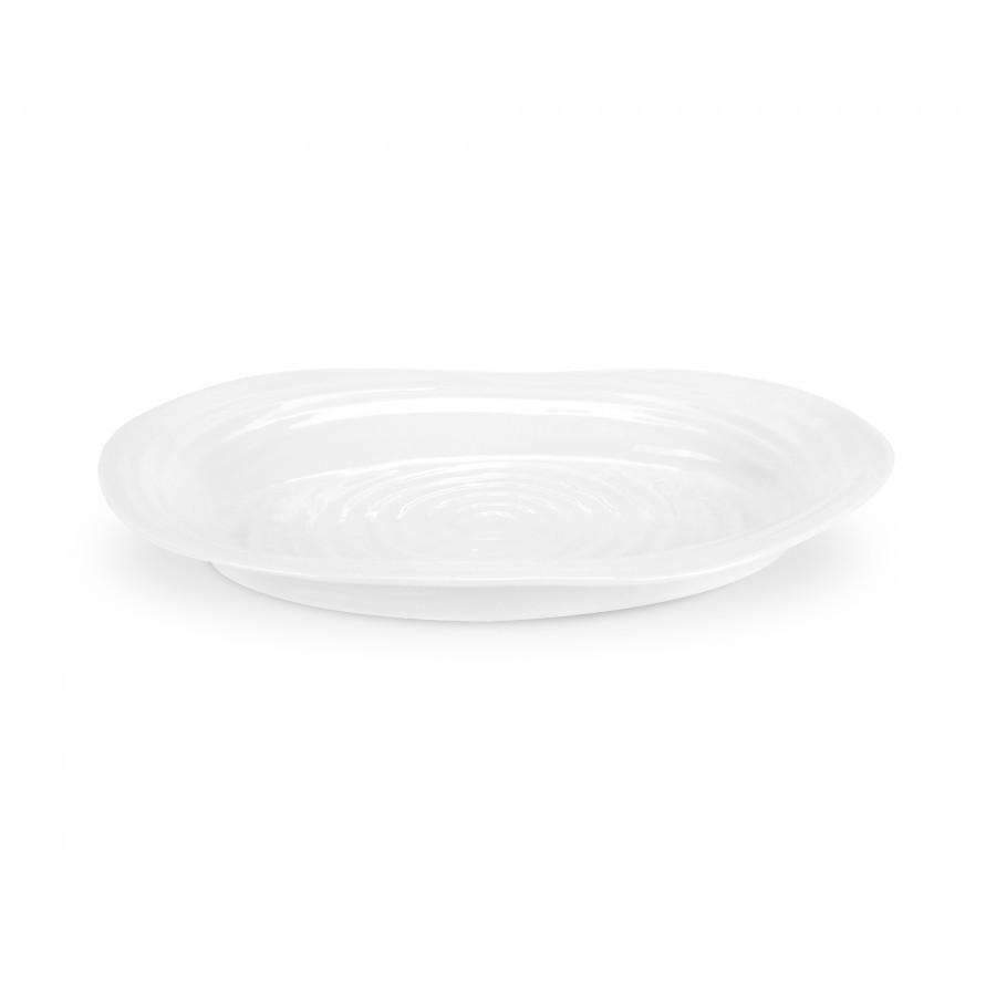Portmeirion Sophie Conran White Medium 14.5" (37cm) Oval Platter - Kitchen Smart