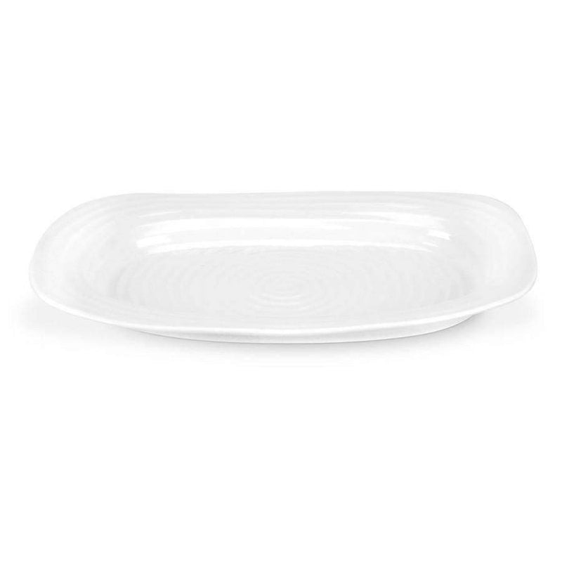 Portmeirion Portmeirion Sophie Conran White Sandwich Tray 13.5x9"   