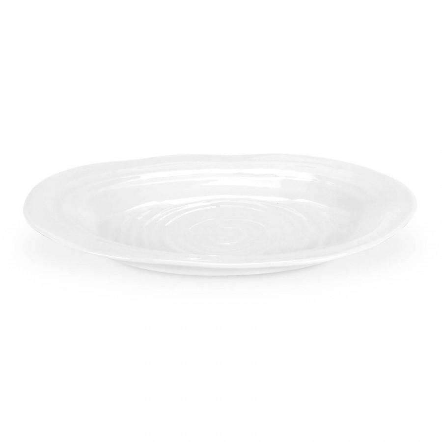 Portmeirion Sophie Conran White Small Oval Platter 11.5" - Kitchen Smart