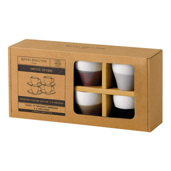 Royal Doulton Coffee Studio Espresso - Set of 4 - Kitchen Smart