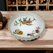Royal Worcester Royal Worcester Evesham Gold 10" (26cm) Fluted Pie Plate   