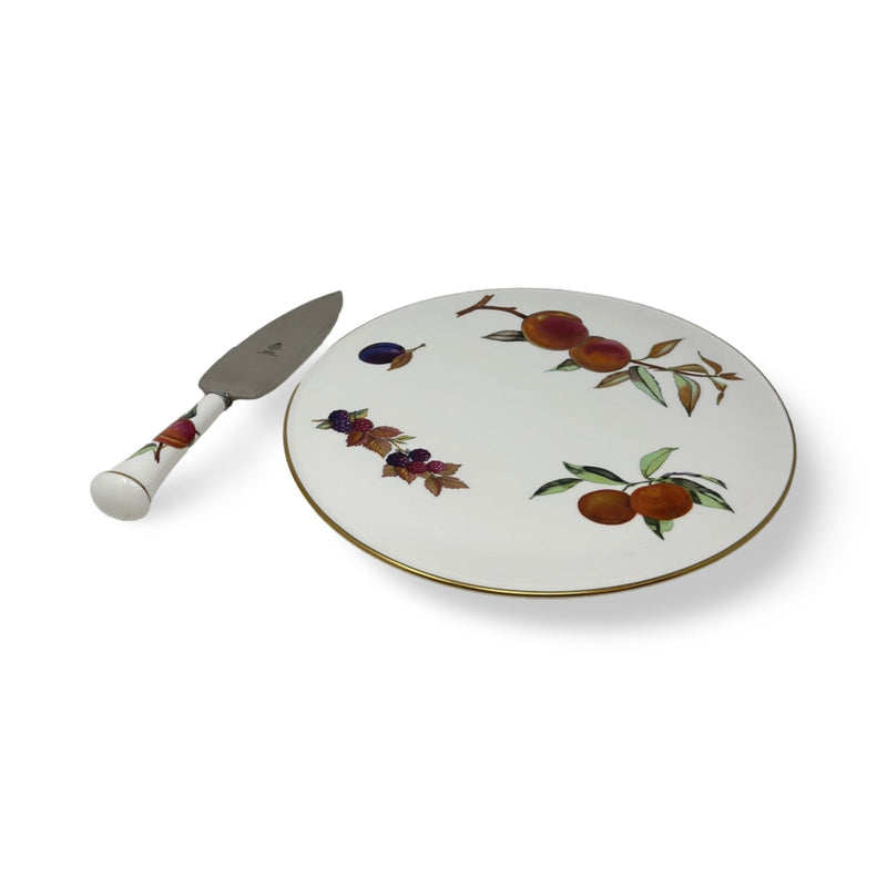 Royal Worcester Royal Worcester Evesham Gold Cake Serving Set   