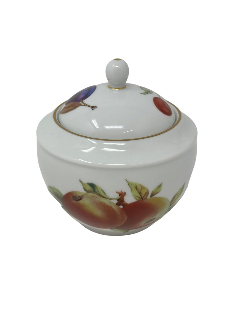 Royal Worcester Royal Worcester Evesham Gold Covered Sugar Bowl   