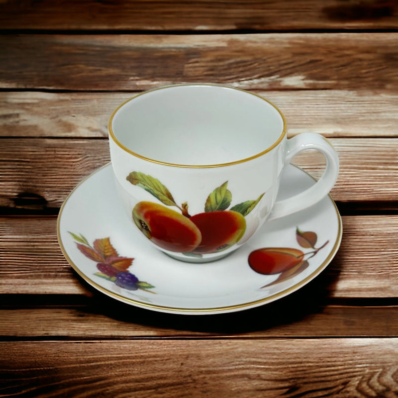 Royal Worcester Royal Worcester Evesham Gold Cup & Saucer   