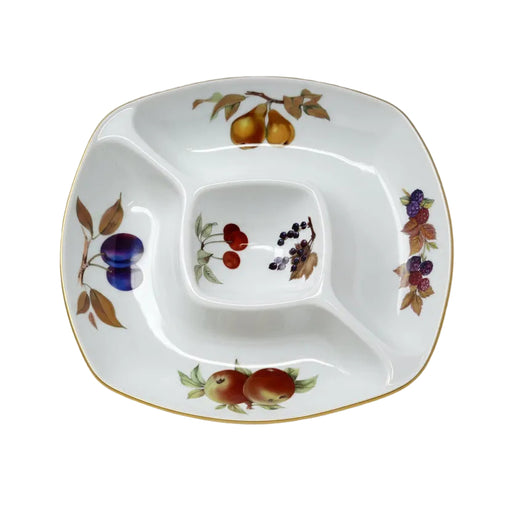 Royal Worcester Royal Worcester Evesham Gold Square Crudite Dish   