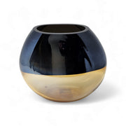 Sasaki Sasaki Patina Brown Wide Vase   