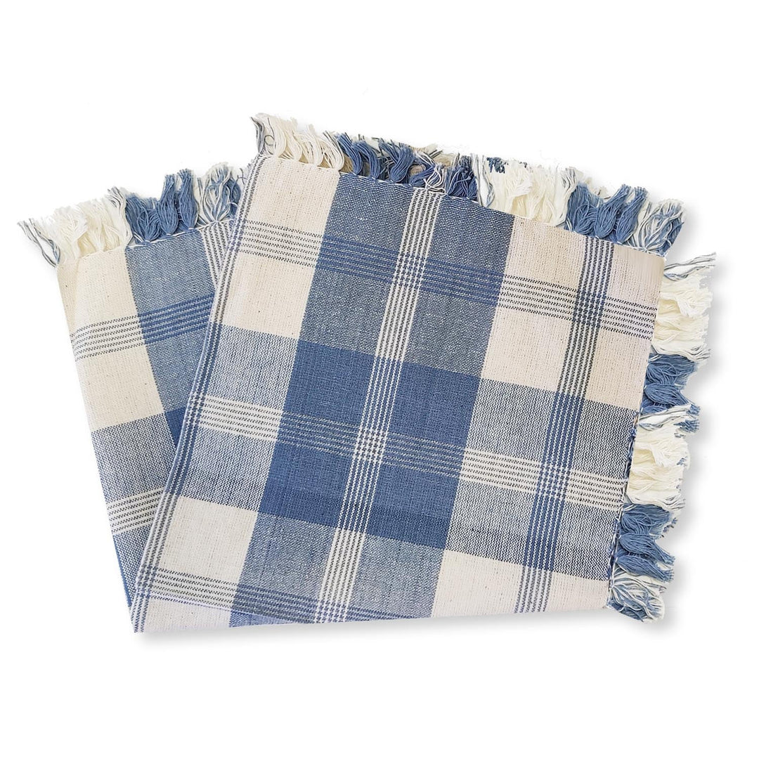 Lemon Tree Soft Blue Cloth Napkin - Set of 4 - Kitchen Smart