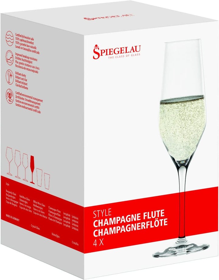 Spiegelau Style Champagne Glass - Set of 4 - Kitchen Smart