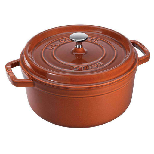 Staub_Staub Cast Iron 5.5 Qt (5.2L) Round Cocotte - Cinnamon_40511-297