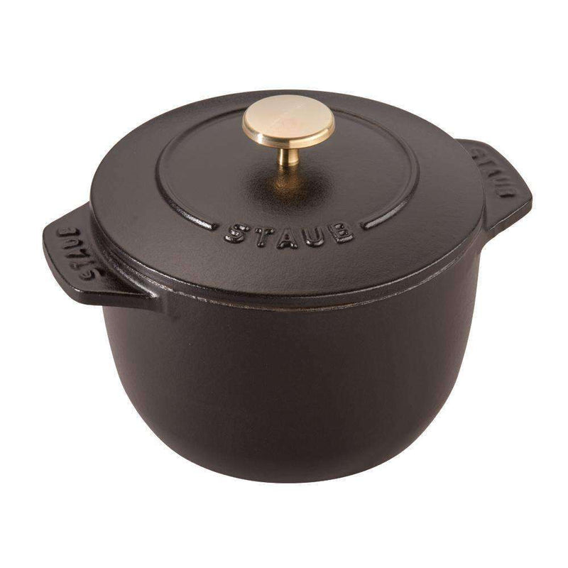 Staub Staub Cast Iron 750ml Rice Cocotte - Black