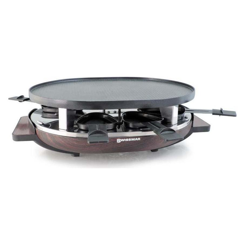 Swissmar Swissmar Matterhorn Raclette Party Grill with Granite Stone Top and Wood Base   