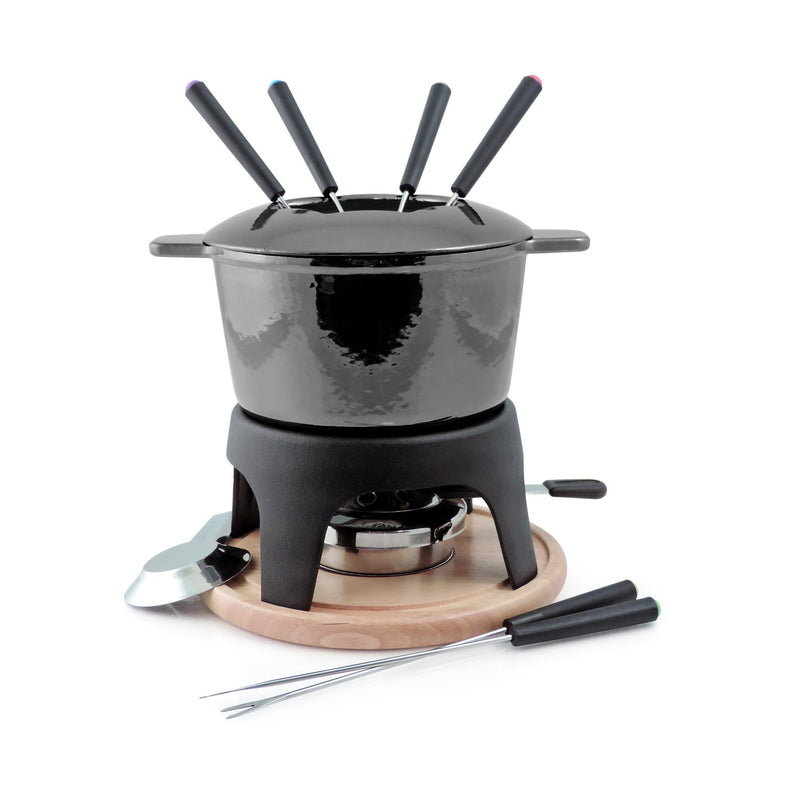 Swissmar Swissmar Sierra Cast Iron Fondue Set - 11 Piece Black  