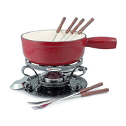 Swissmar Swissmar Lugano Cast Iron Fondue Set Red  