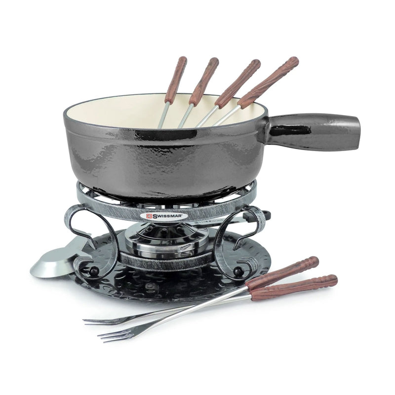 Swissmar Swissmar Lugano Cast Iron Fondue Set Black  