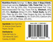 The General's Hot Sauce The General's Hot Sauce Bold Gold Cayenne-Infused Extra Virgin Olive Oil