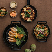 Kitchen Smart Thermalloy Non-Stick Carbon Steel Fry Pan   