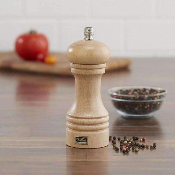 Trudeau Trudeau Professional 6" (16cm) Wood Pepper Grinder   