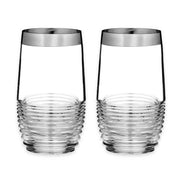 Waterford Waterford Mixology Mad Men Edition Circon HiBall with Platinum Band - Set of 2   