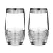 Waterford Mixology Mad Men Edition Circon HiBall with Platinum Band - Set of 2 Glassware Waterford   