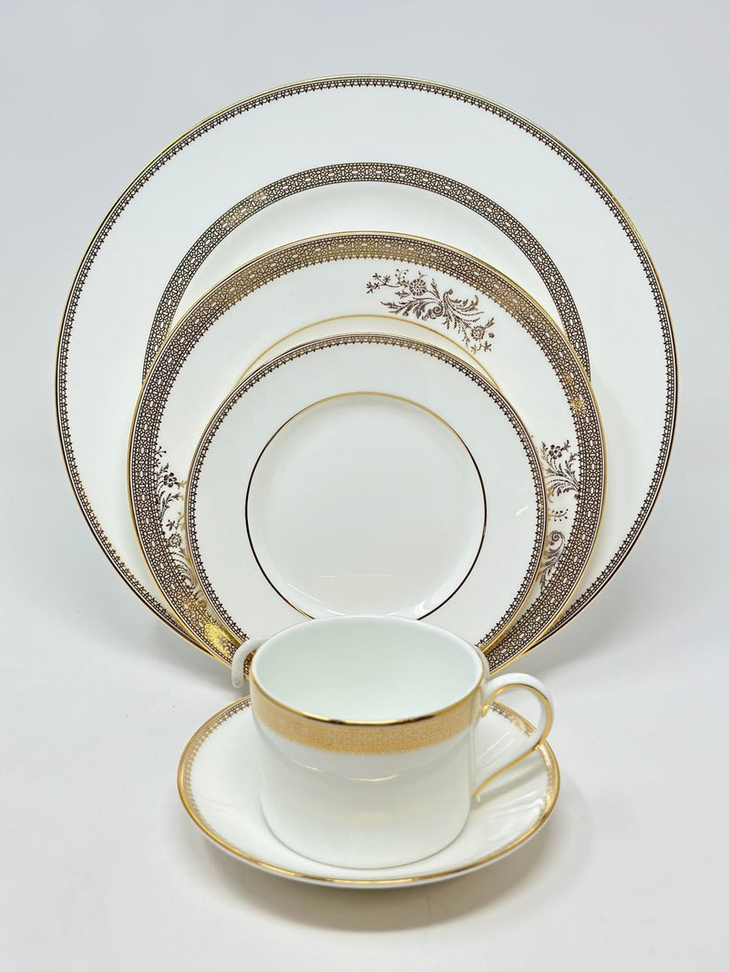 Wedgwood Wedgwood Vera Wang Gold Lace - 5 Piece Place Settings   