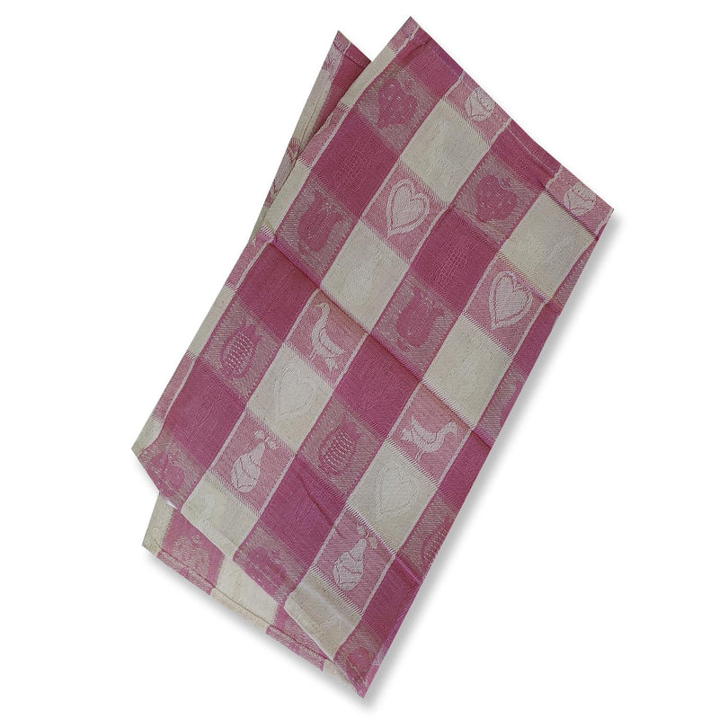 Lemontree Lemon Tree Whimsical Pink Cloth Napkin - Set of 4   