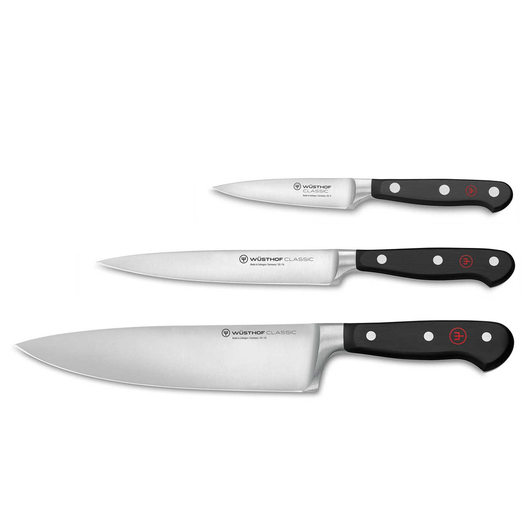 Wusthof Classic Essential Knife Set - 3 Piece - Kitchen Smart