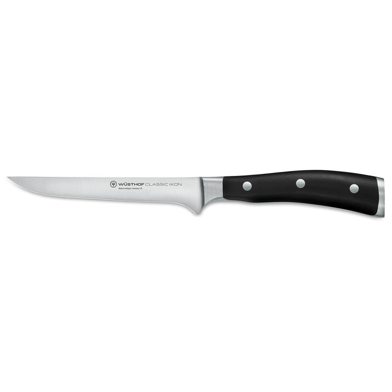 Kitchen Smart Wusthof Classic Ikon Black 5" (14cm) Boning Knife   