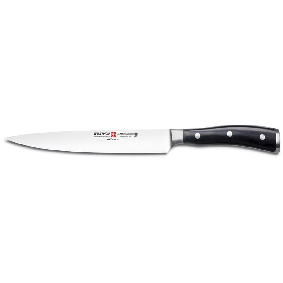 Wusthof Classic Ikon Black Carving Knife - Kitchen Smart