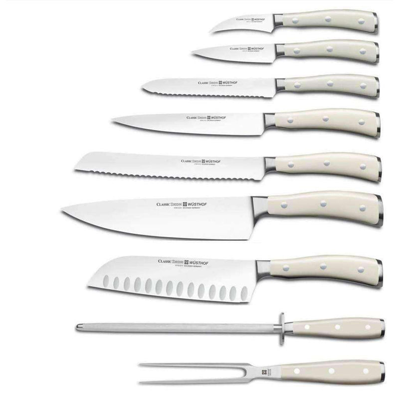 Wusthof Wusthof Classic Ikon Creme Knife Block Set - 10 Piece   