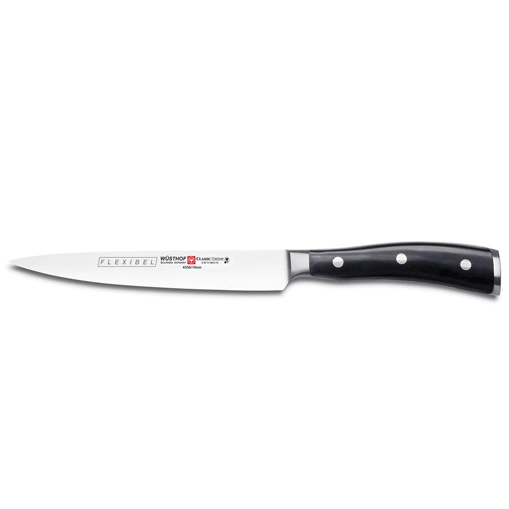 Wusthof Classic Ikon Black Fillet 6" (16cm) Knife Flexible - Kitchen Smart