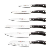 Wusthof Wusthof Classic Ikon Black Knife Block Set - 7 Piece   